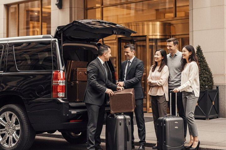 Teterboro Private Luxury Departure Ride via Stretch Limo or Van - Photo 1 of 18